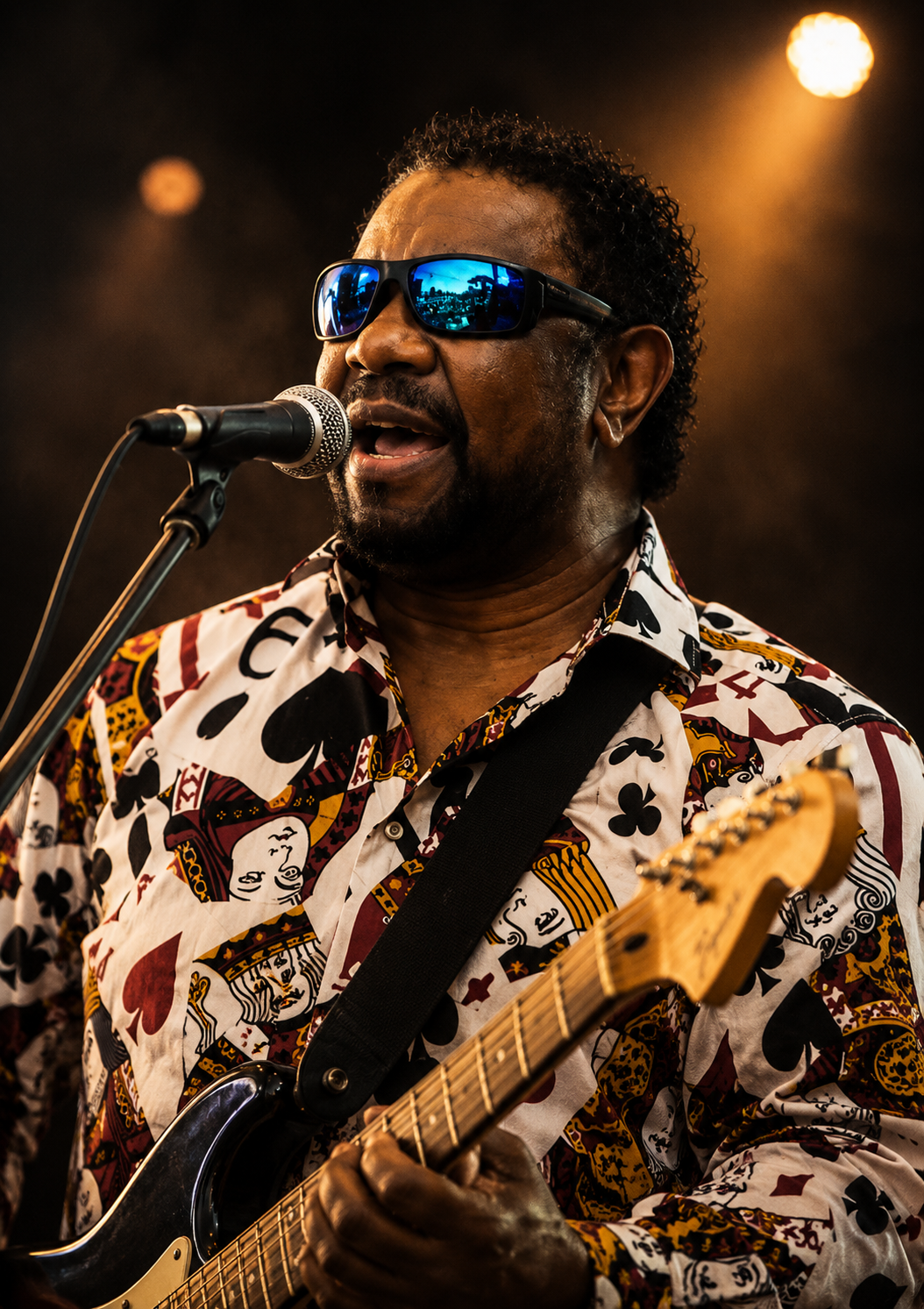 Eugene performing at a corporate luxury event